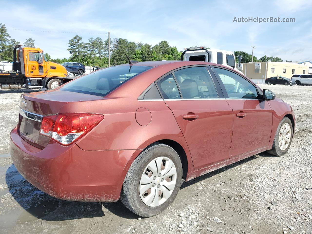 2012 Chevrolet Cruze Ls Brown vin: 1G1PC5SH3C7237446