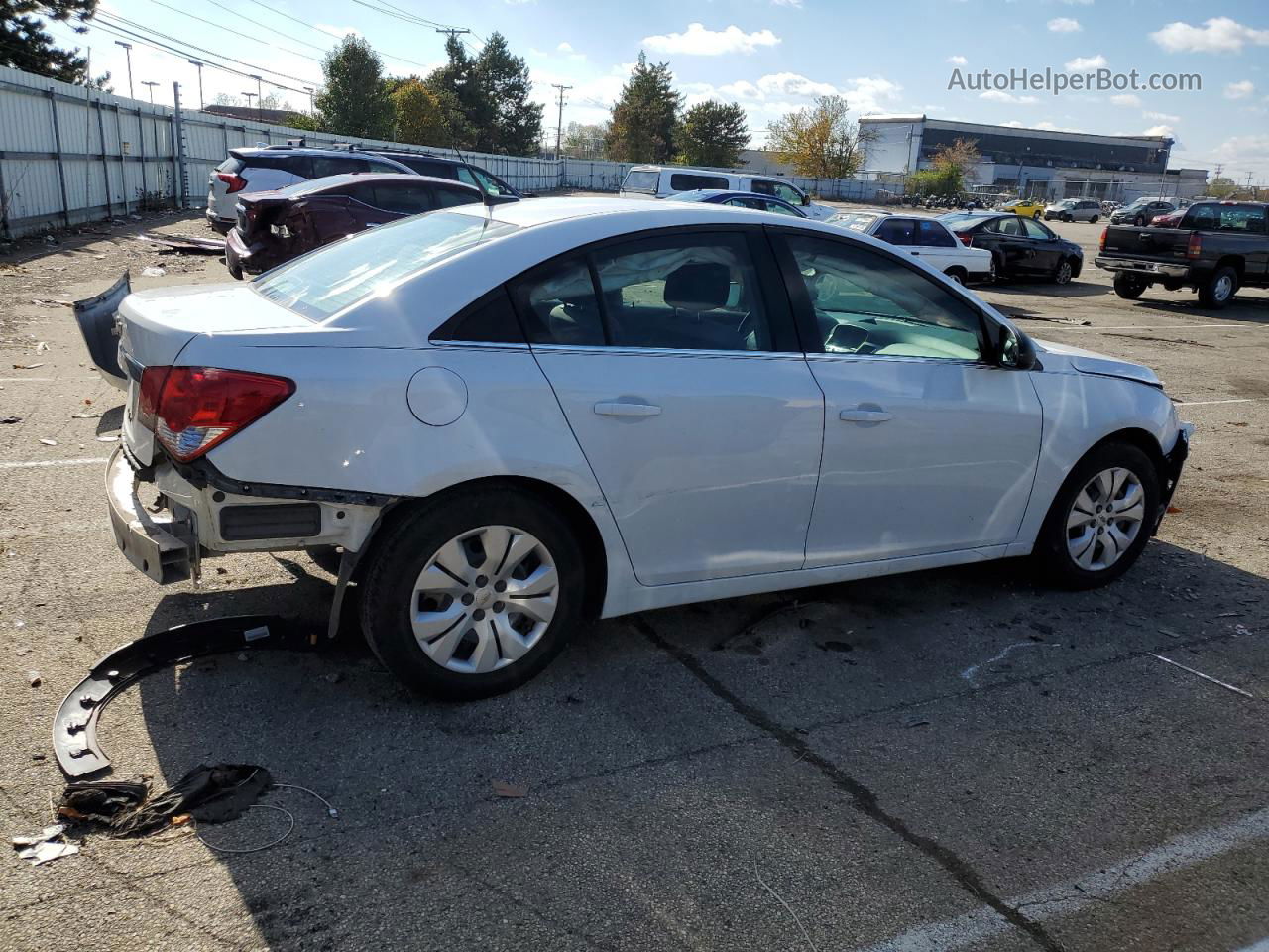 2012 Chevrolet Cruze Ls Белый vin: 1G1PC5SH3C7361300