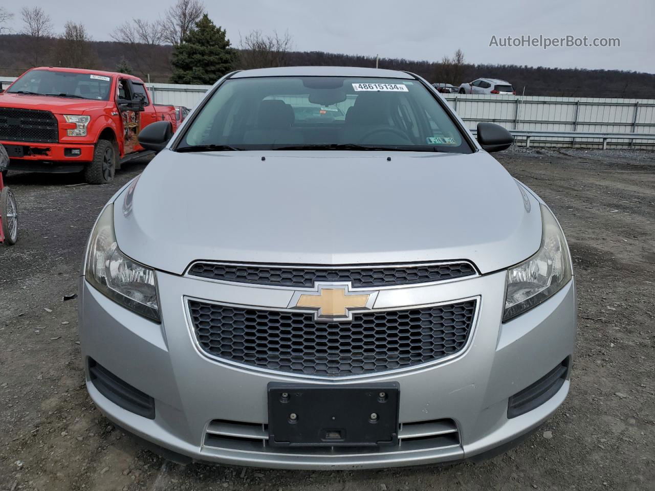 2012 Chevrolet Cruze Ls Silver vin: 1G1PC5SH3C7379201