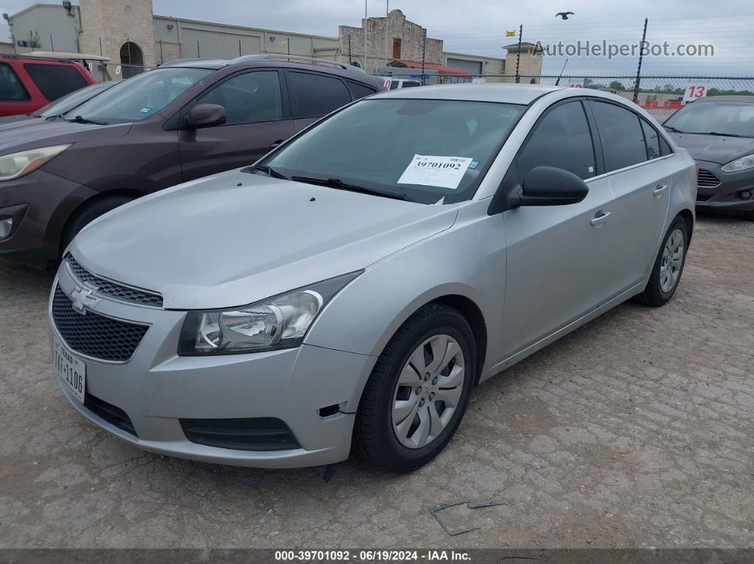 2012 Chevrolet Cruze Ls Silver vin: 1G1PC5SH3C7381675