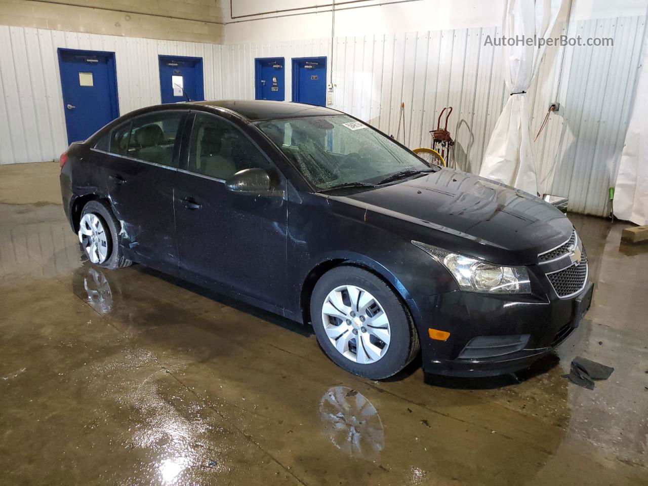 2012 Chevrolet Cruze Ls Black vin: 1G1PC5SH3C7397326