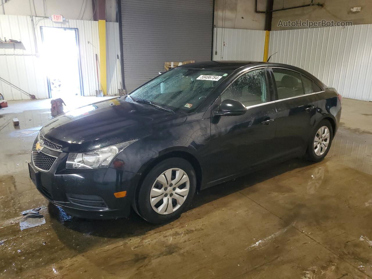 2012 Chevrolet Cruze Ls Black vin: 1G1PC5SH3C7397326