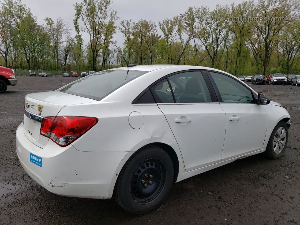 2012 Chevrolet Cruze Ls White vin: 1G1PC5SH3C7400614