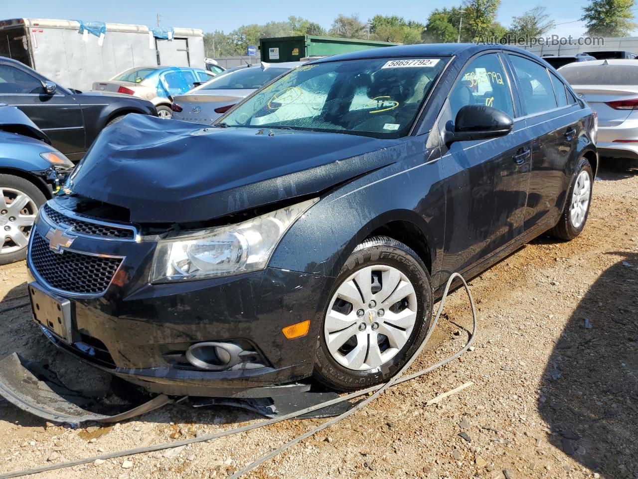 2012 Chevrolet Cruze Ls Charcoal vin: 1G1PC5SH3C7401536