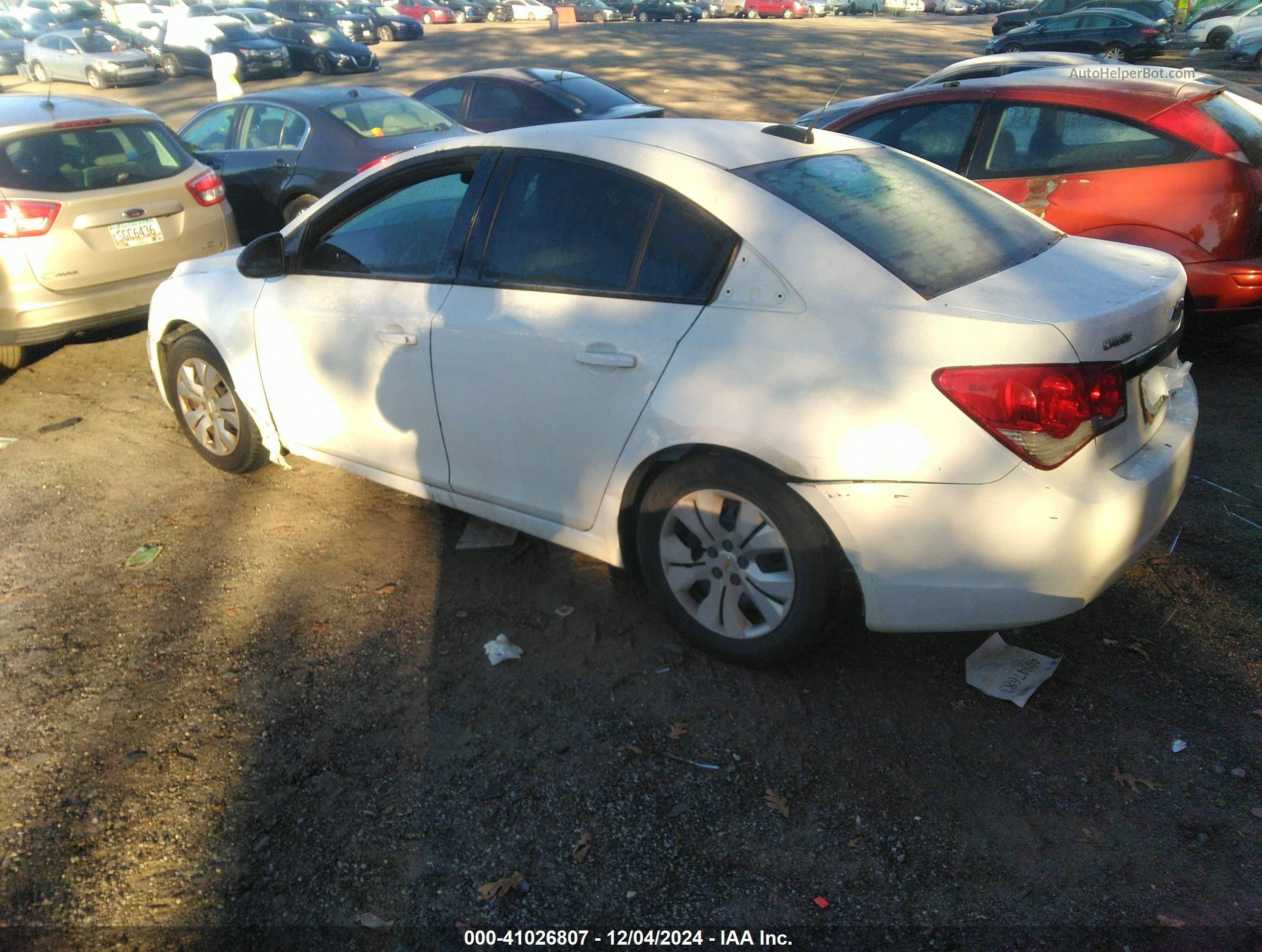 2016 Chevrolet Cruze Limited Ls Auto Белый vin: 1G1PC5SH3G7115806