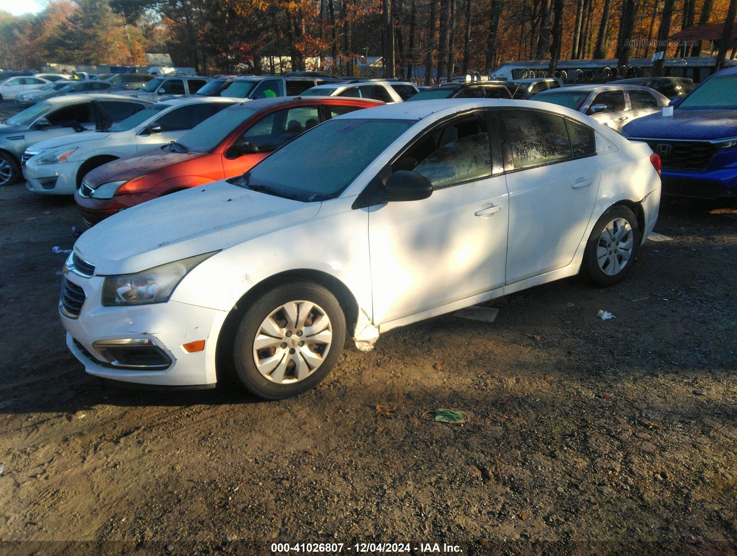 2016 Chevrolet Cruze Limited Ls Auto Белый vin: 1G1PC5SH3G7115806