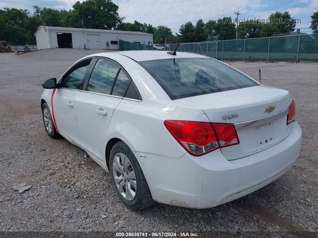 2012 Chevrolet Cruze Ls White vin: 1G1PC5SH4C7154074