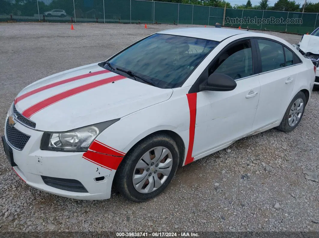 2012 Chevrolet Cruze Ls White vin: 1G1PC5SH4C7154074