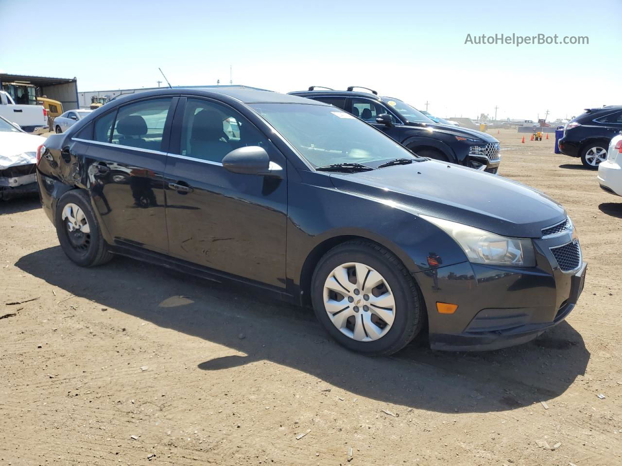 2012 Chevrolet Cruze Ls Black vin: 1G1PC5SH4C7179380