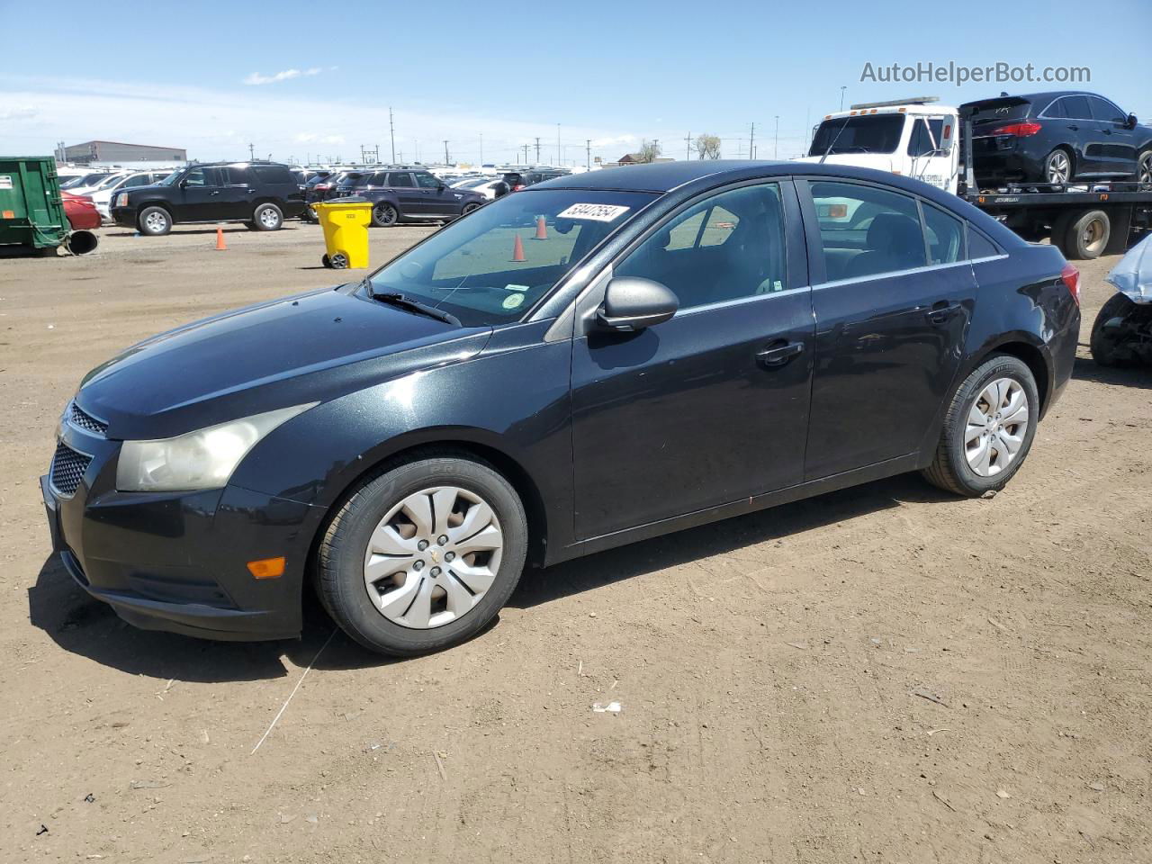 2012 Chevrolet Cruze Ls Black vin: 1G1PC5SH4C7179380