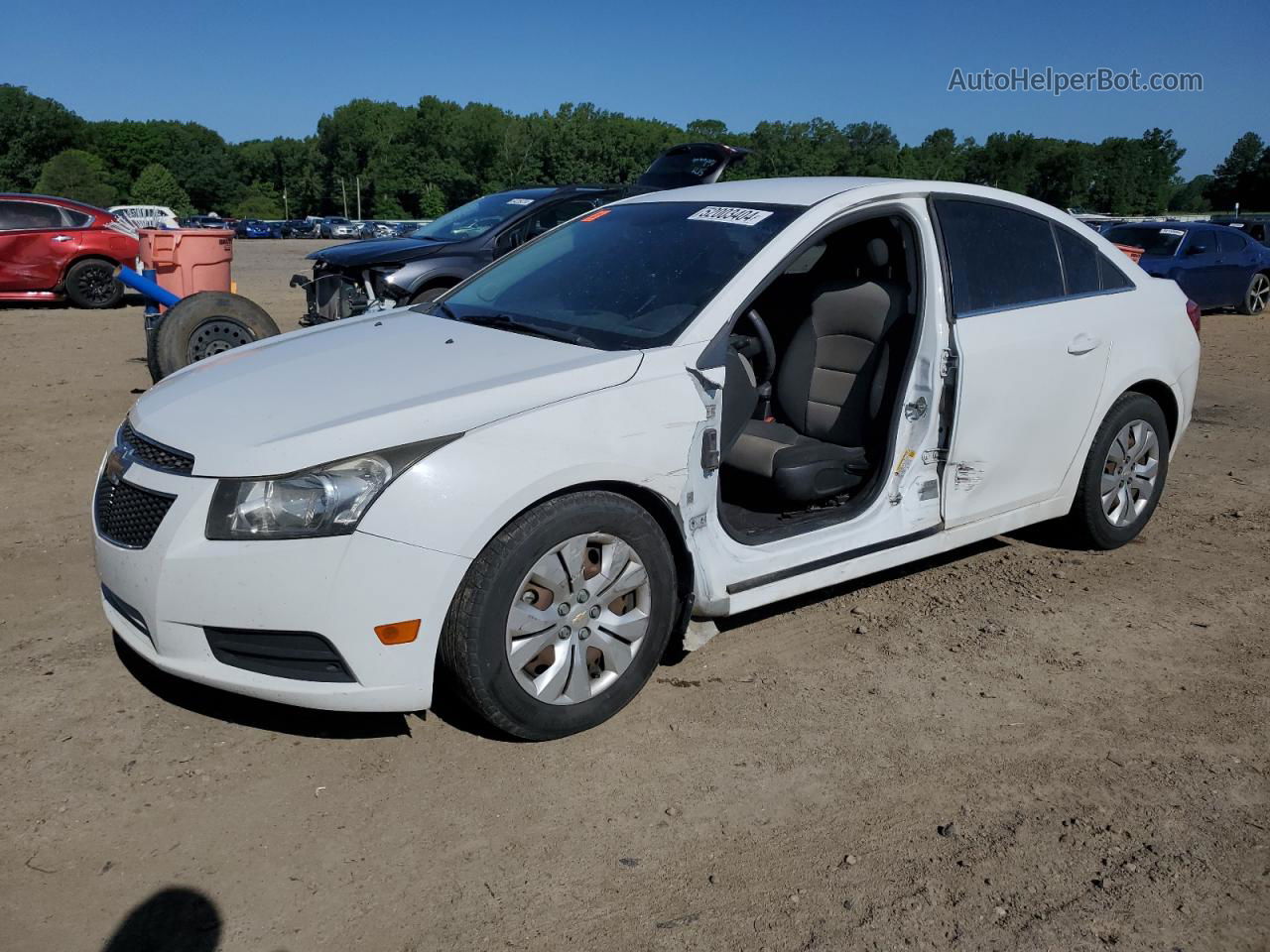 2012 Chevrolet Cruze Ls White vin: 1G1PC5SH4C7195417