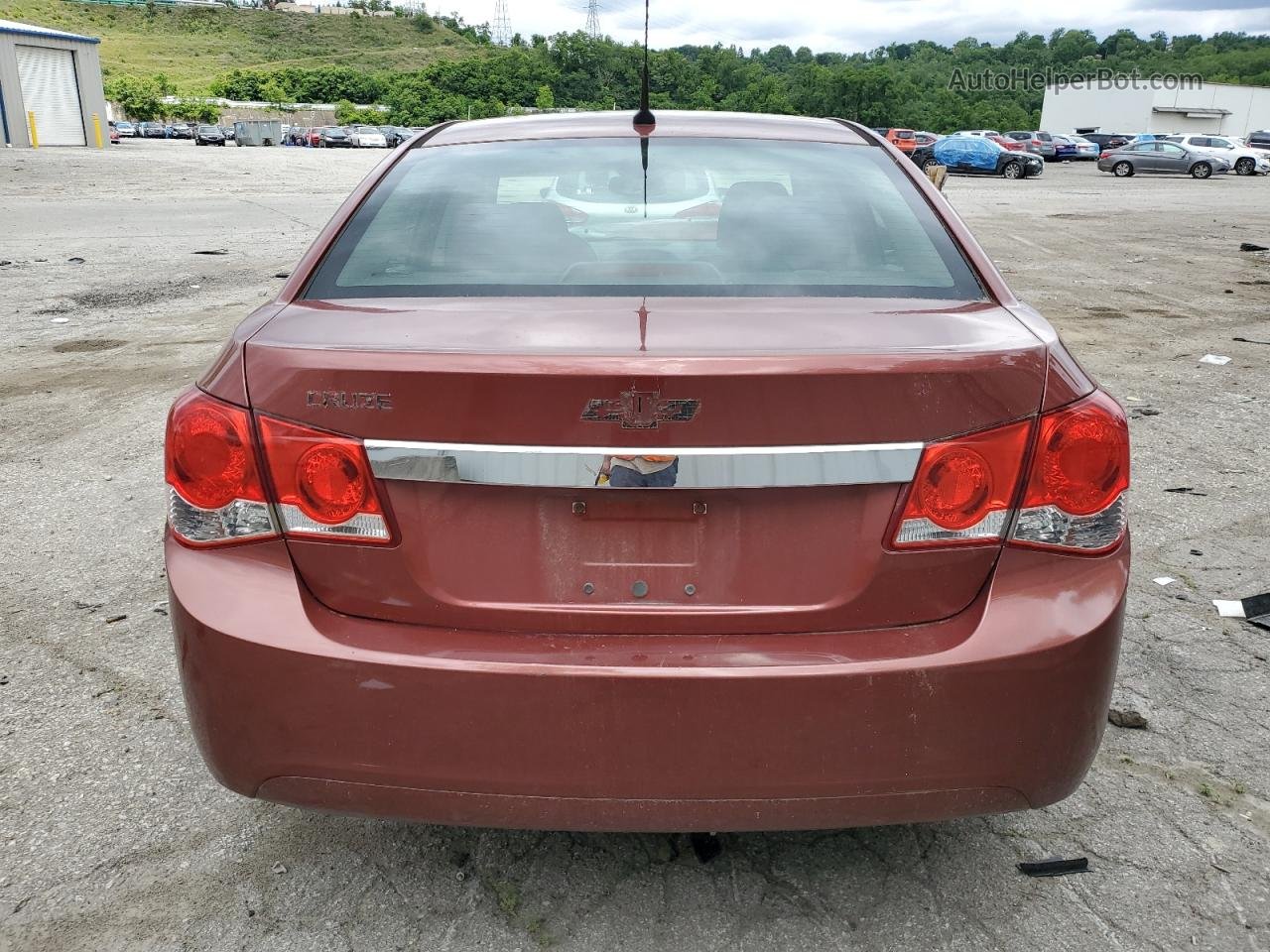 2012 Chevrolet Cruze Ls Brown vin: 1G1PC5SH4C7287949