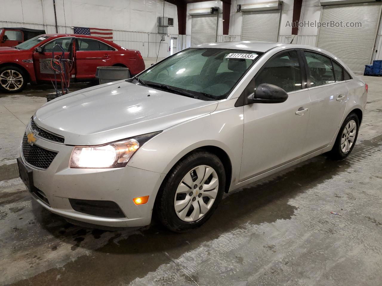 2012 Chevrolet Cruze Ls Silver vin: 1G1PC5SH4C7403957