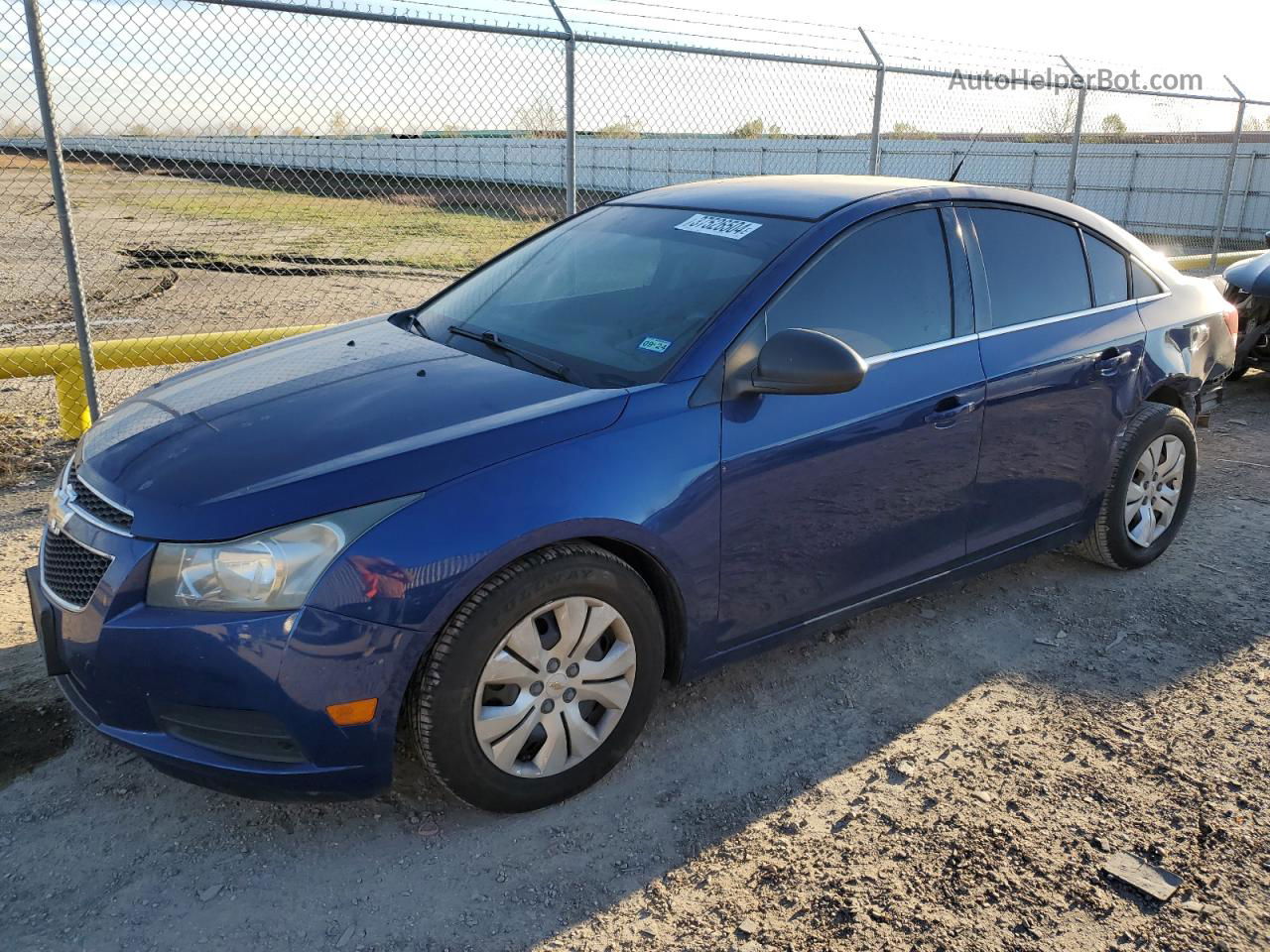 2012 Chevrolet Cruze Ls Blue vin: 1G1PC5SH4C7408088