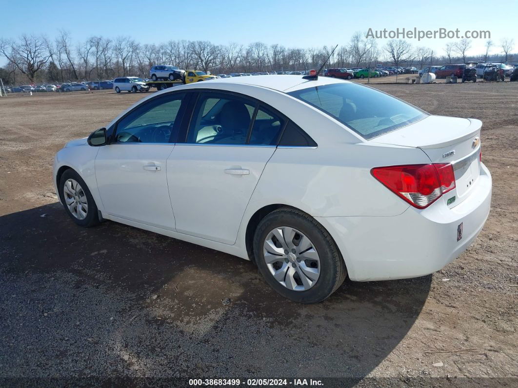 2012 Chevrolet Cruze Ls White vin: 1G1PC5SH5C7202181