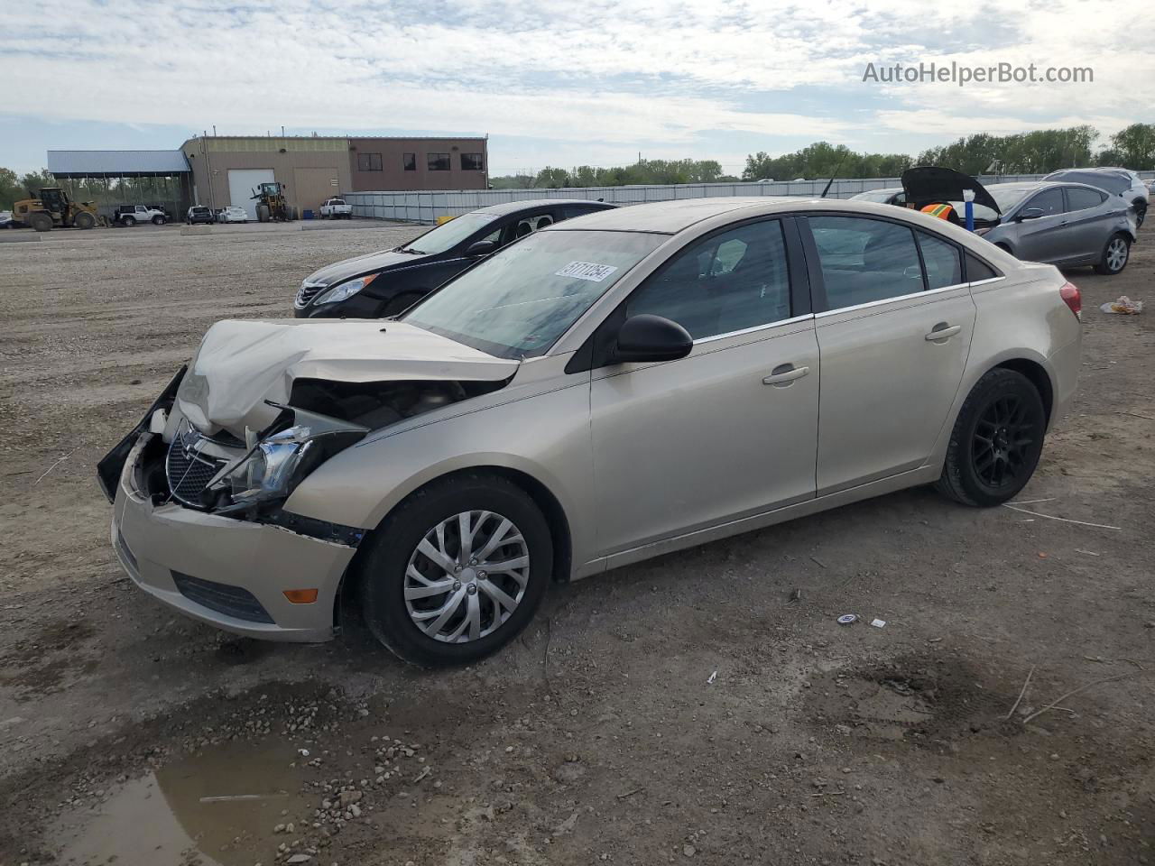 2012 Chevrolet Cruze Ls Бежевый vin: 1G1PC5SH5C7293291