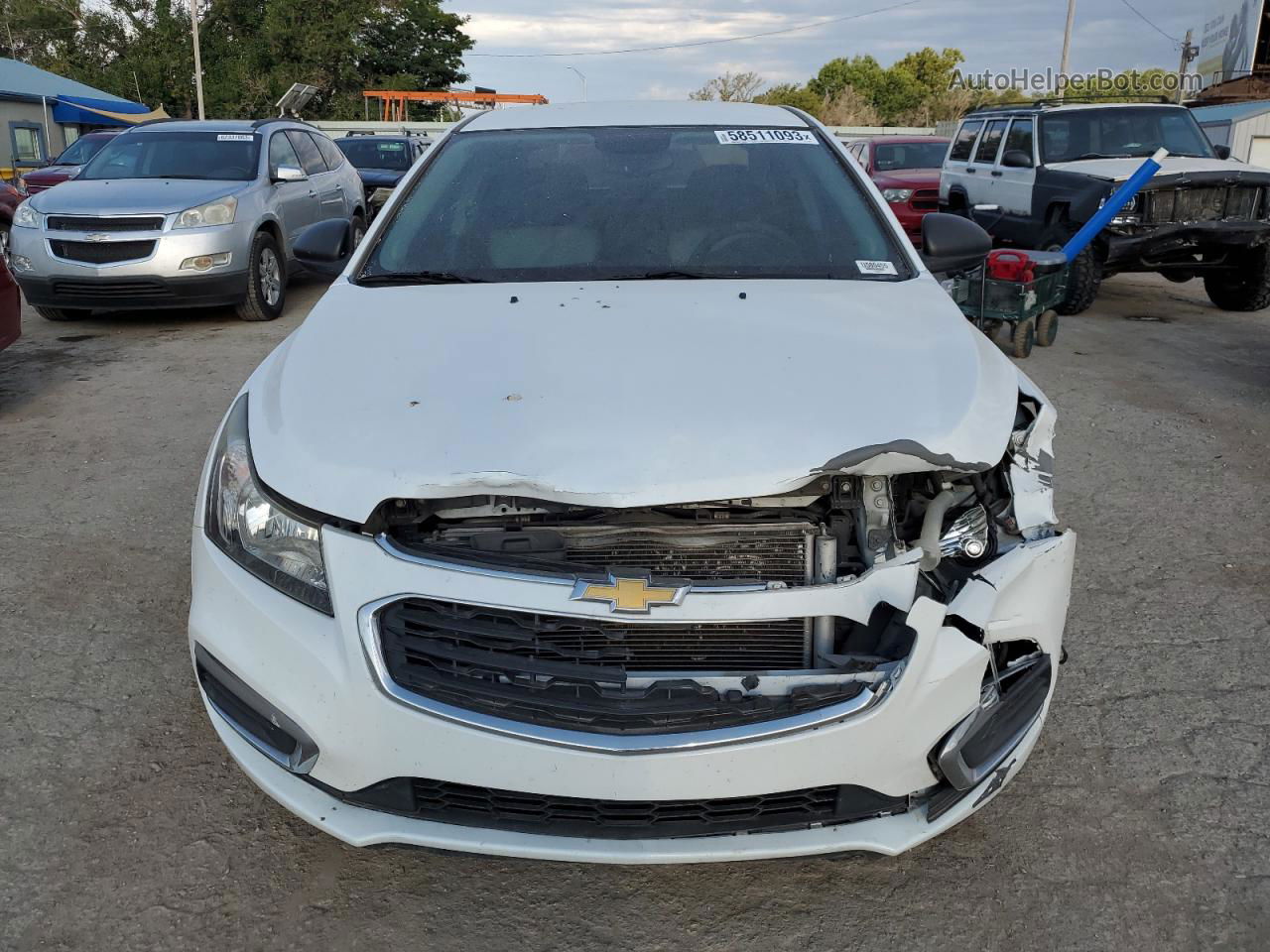 2016 Chevrolet Cruze Limited Ls White vin: 1G1PC5SH5G7174386