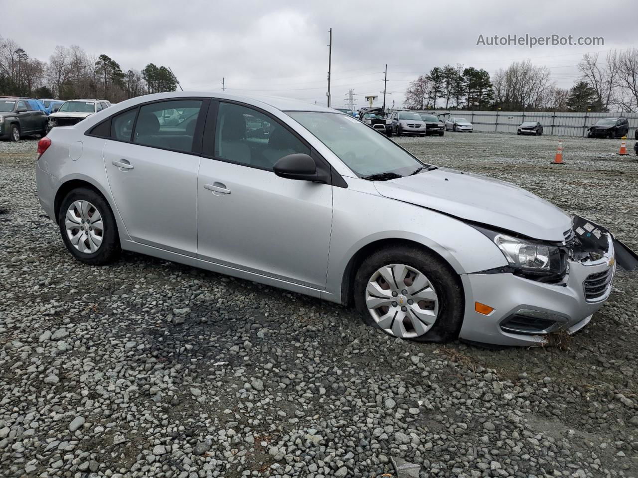 2016 Chevrolet Cruze Limited Ls Silver vin: 1G1PC5SH5G7202932