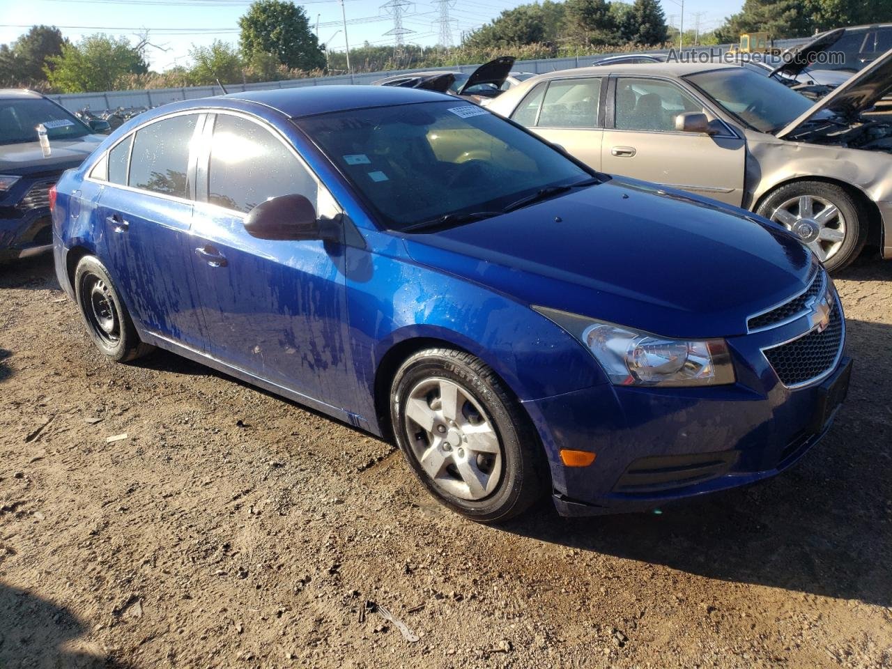 2012 Chevrolet Cruze Ls Blue vin: 1G1PC5SH6C7215327