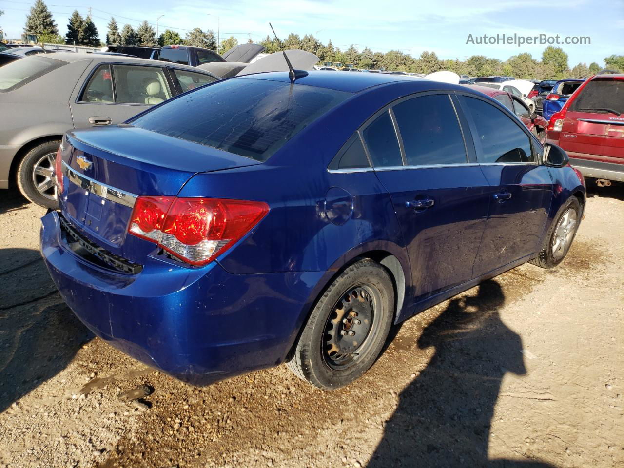 2012 Chevrolet Cruze Ls Blue vin: 1G1PC5SH6C7215327