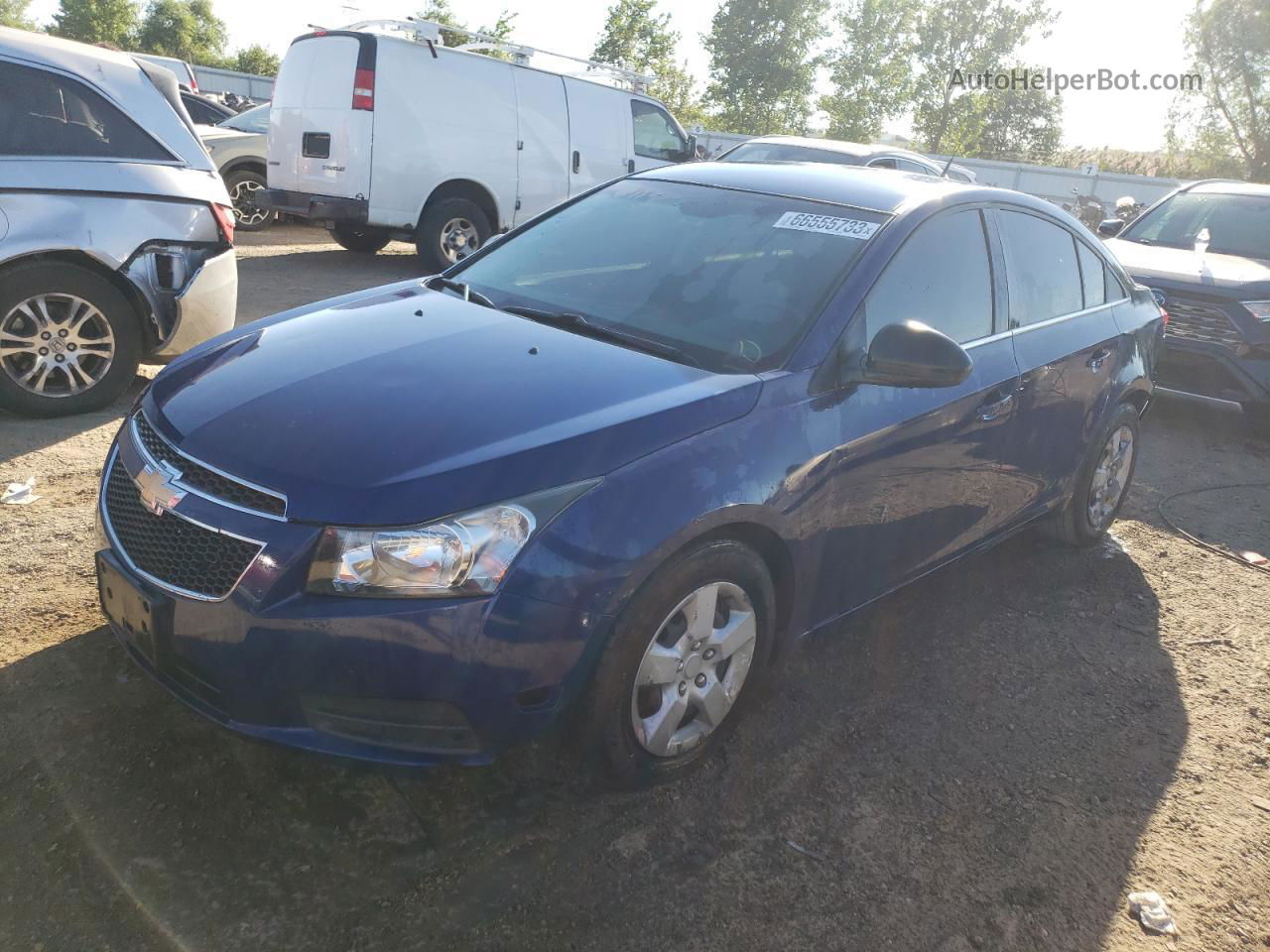 2012 Chevrolet Cruze Ls Blue vin: 1G1PC5SH6C7215327