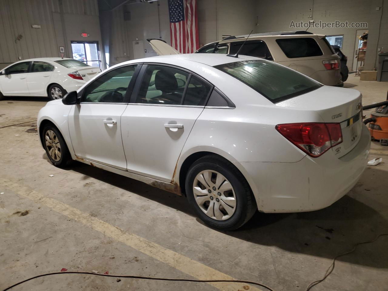 2012 Chevrolet Cruze Ls White vin: 1G1PC5SH6C7221631