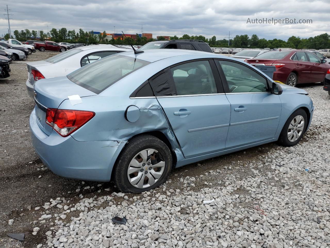 2012 Chevrolet Cruze Ls Blue vin: 1G1PC5SH6C7226134