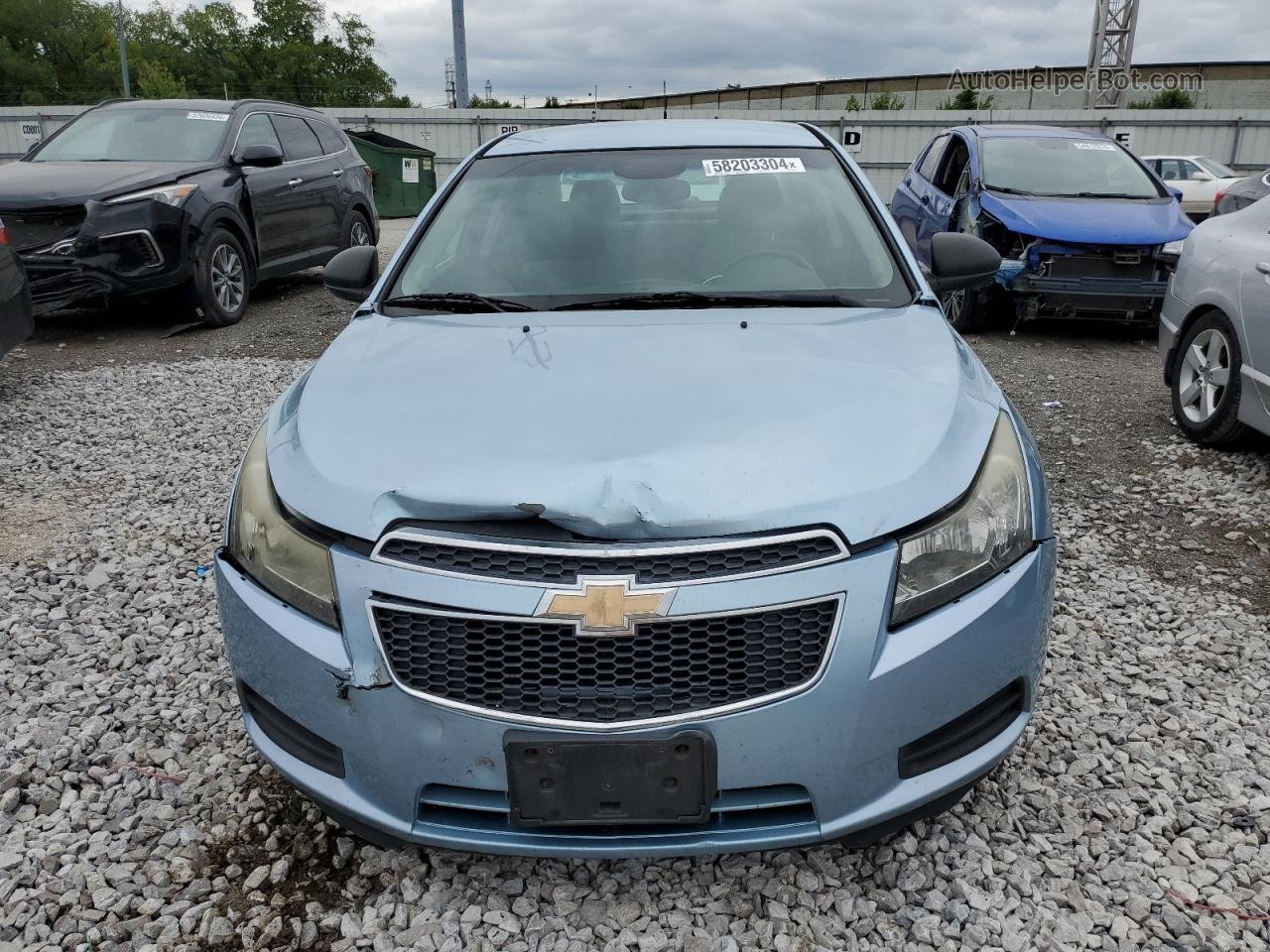 2012 Chevrolet Cruze Ls Blue vin: 1G1PC5SH6C7226134