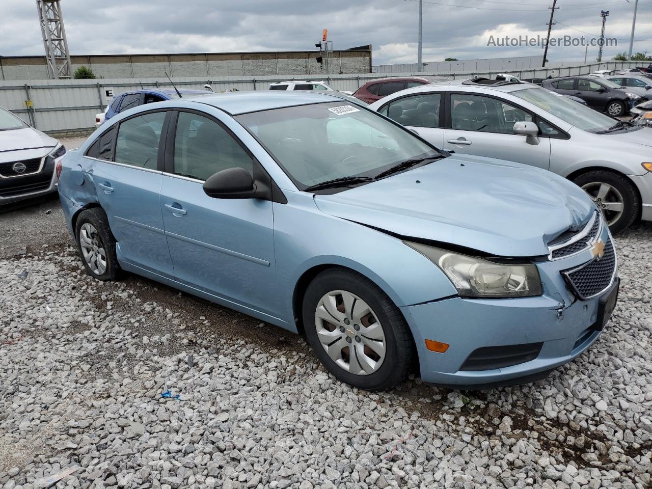 2012 Chevrolet Cruze Ls Blue vin: 1G1PC5SH6C7226134