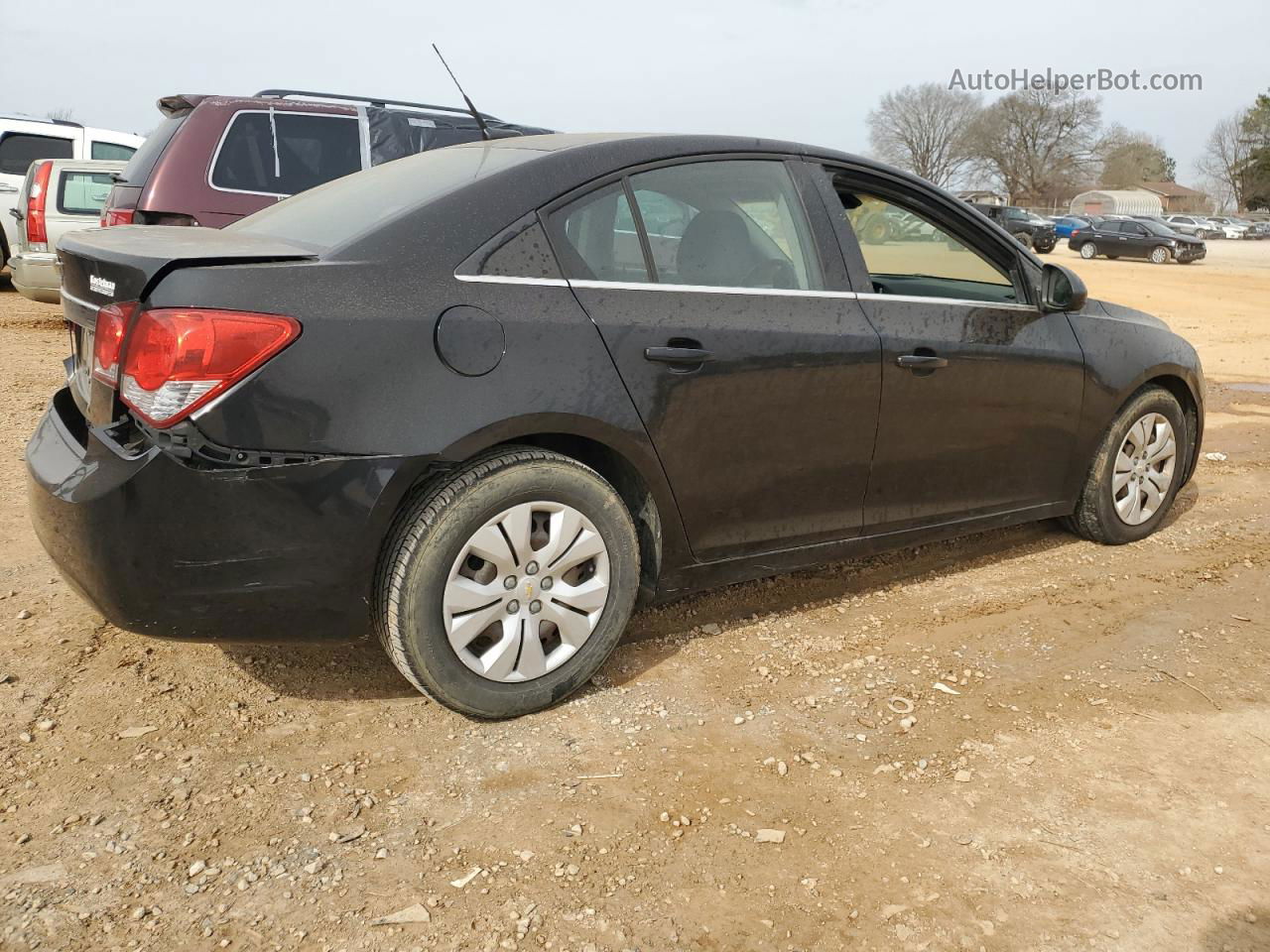 2012 Chevrolet Cruze Ls Black vin: 1G1PC5SH6C7261773