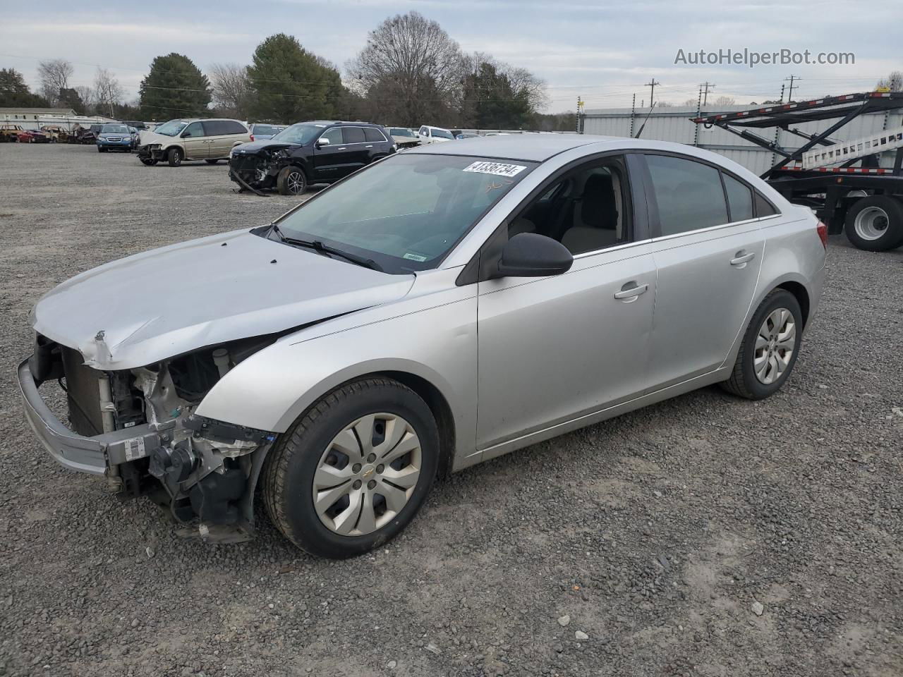 2012 Chevrolet Cruze Ls Silver vin: 1G1PC5SH6C7347357