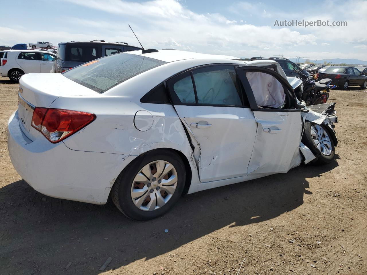 2016 Chevrolet Cruze Limited Ls White vin: 1G1PC5SH6G7126718