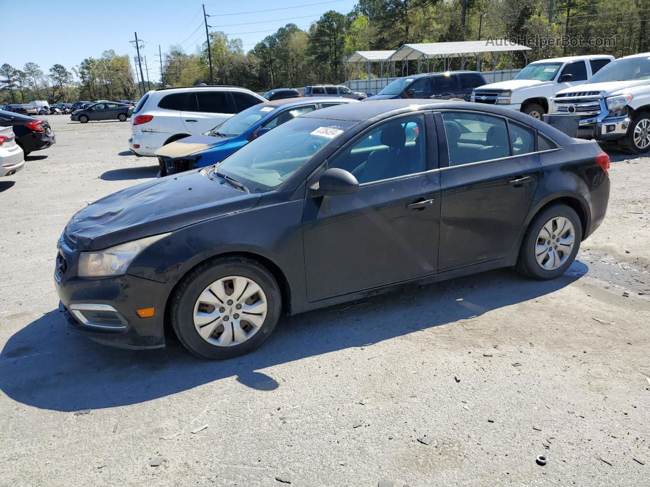 2016 Chevrolet Cruze Limited Ls Gray vin: 1G1PC5SH6G7139159