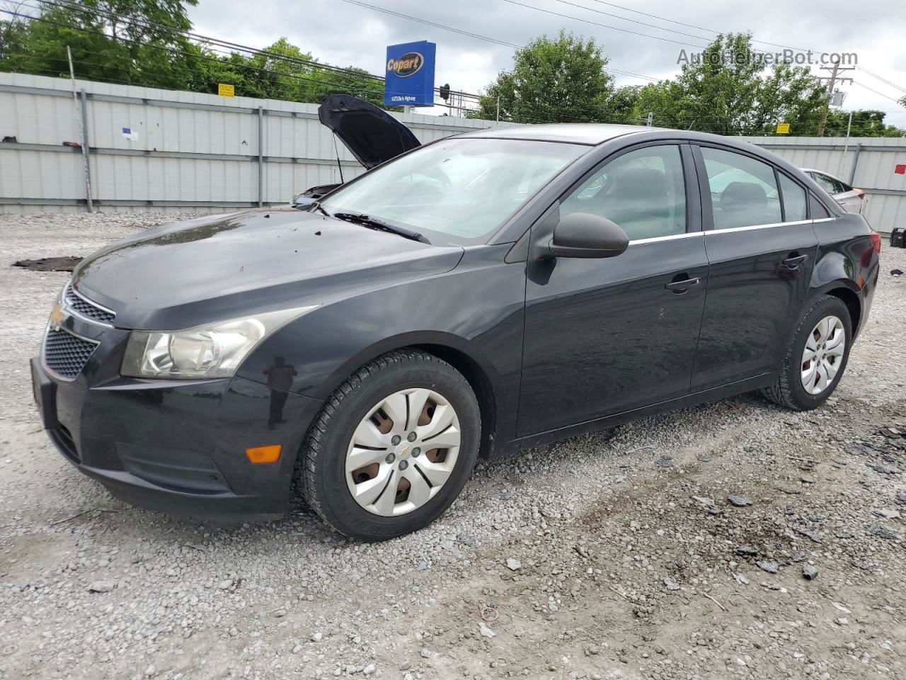 2012 Chevrolet Cruze Ls Black vin: 1G1PC5SH7C7191927