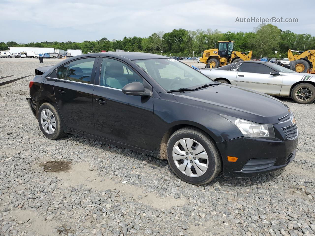 2012 Chevrolet Cruze Ls Black vin: 1G1PC5SH7C7336285