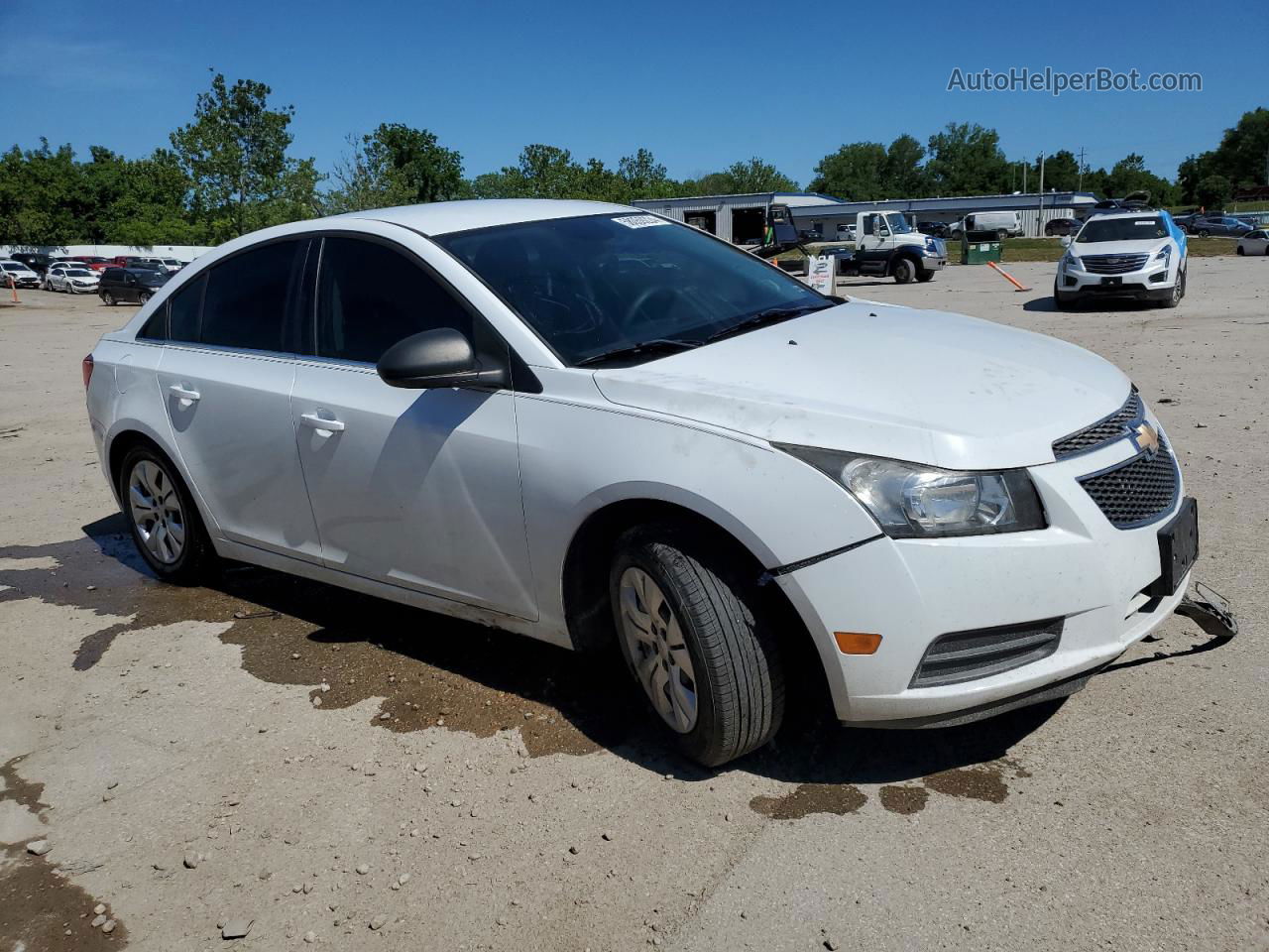 2012 Chevrolet Cruze Ls White vin: 1G1PC5SH7C7368332