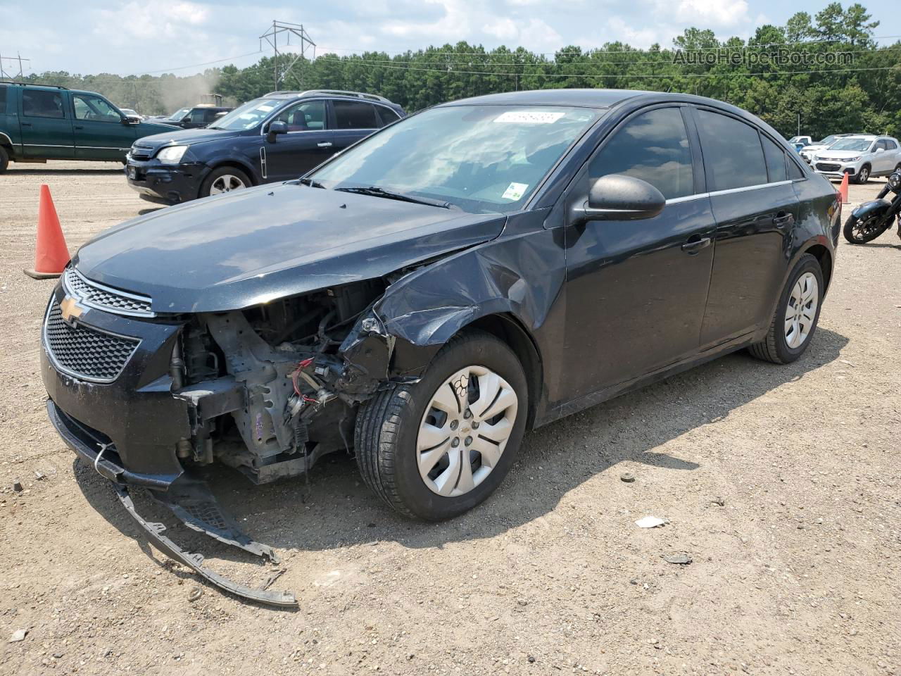 2012 Chevrolet Cruze Ls Gray vin: 1G1PC5SH8C7375841