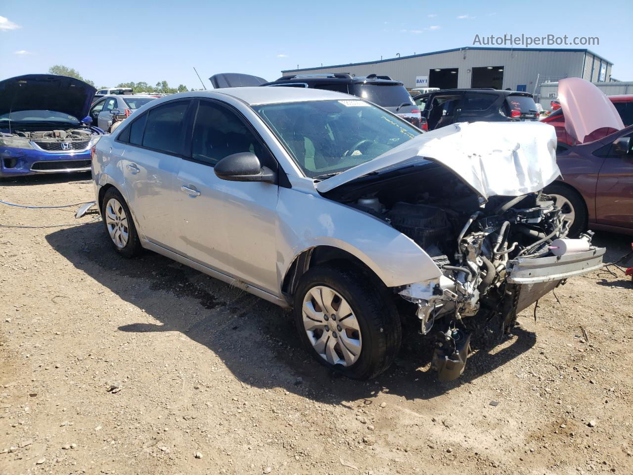 2016 Chevrolet Cruze Limited Ls Silver vin: 1G1PC5SH8G7173572