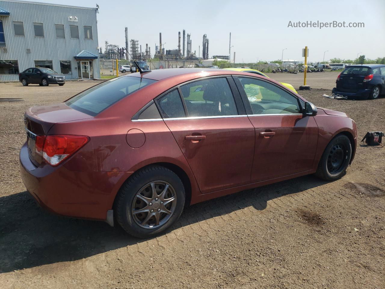 2012 Chevrolet Cruze Ls Maroon vin: 1G1PC5SH9C7190200