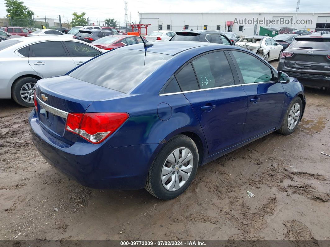 2012 Chevrolet Cruze Ls Blue vin: 1G1PC5SH9C7287820