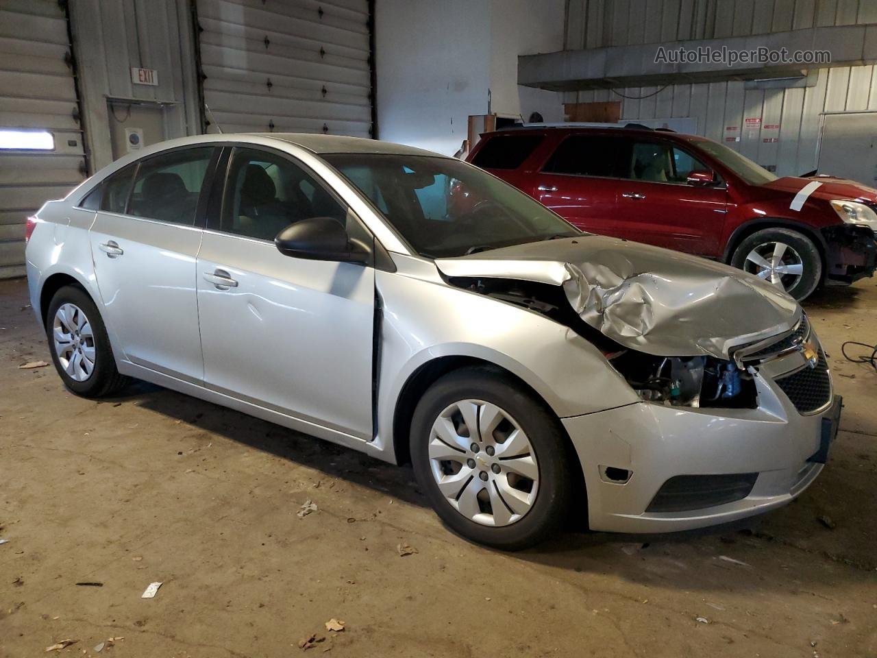 2012 Chevrolet Cruze Ls Silver vin: 1G1PC5SH9C7313395