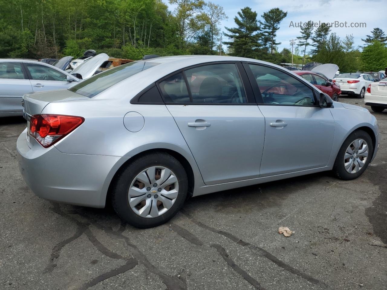 2016 Chevrolet Cruze Limited Ls Silver vin: 1G1PC5SH9G7121724