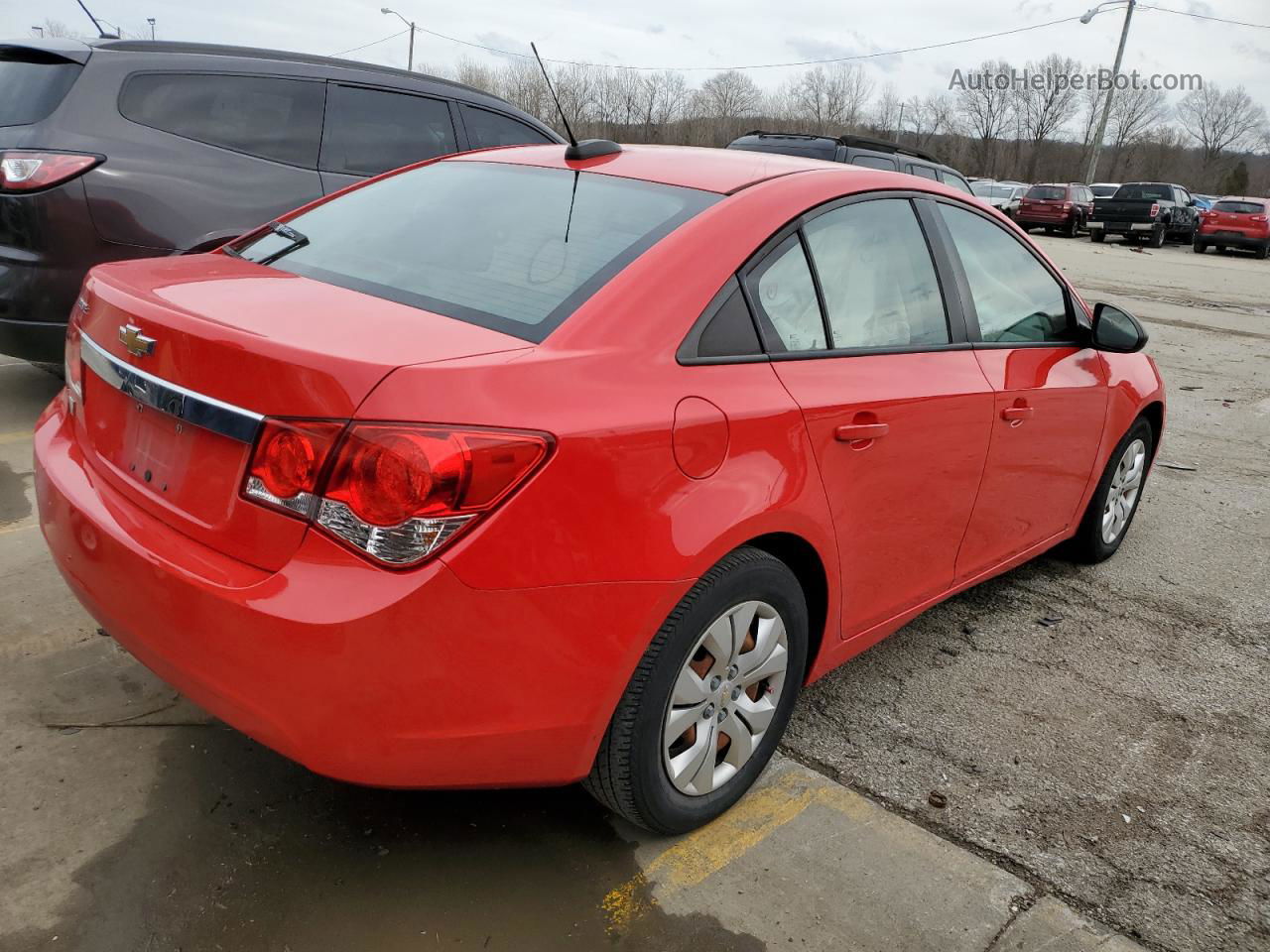 2016 Chevrolet Cruze Limited Ls Red vin: 1G1PC5SH9G7143870