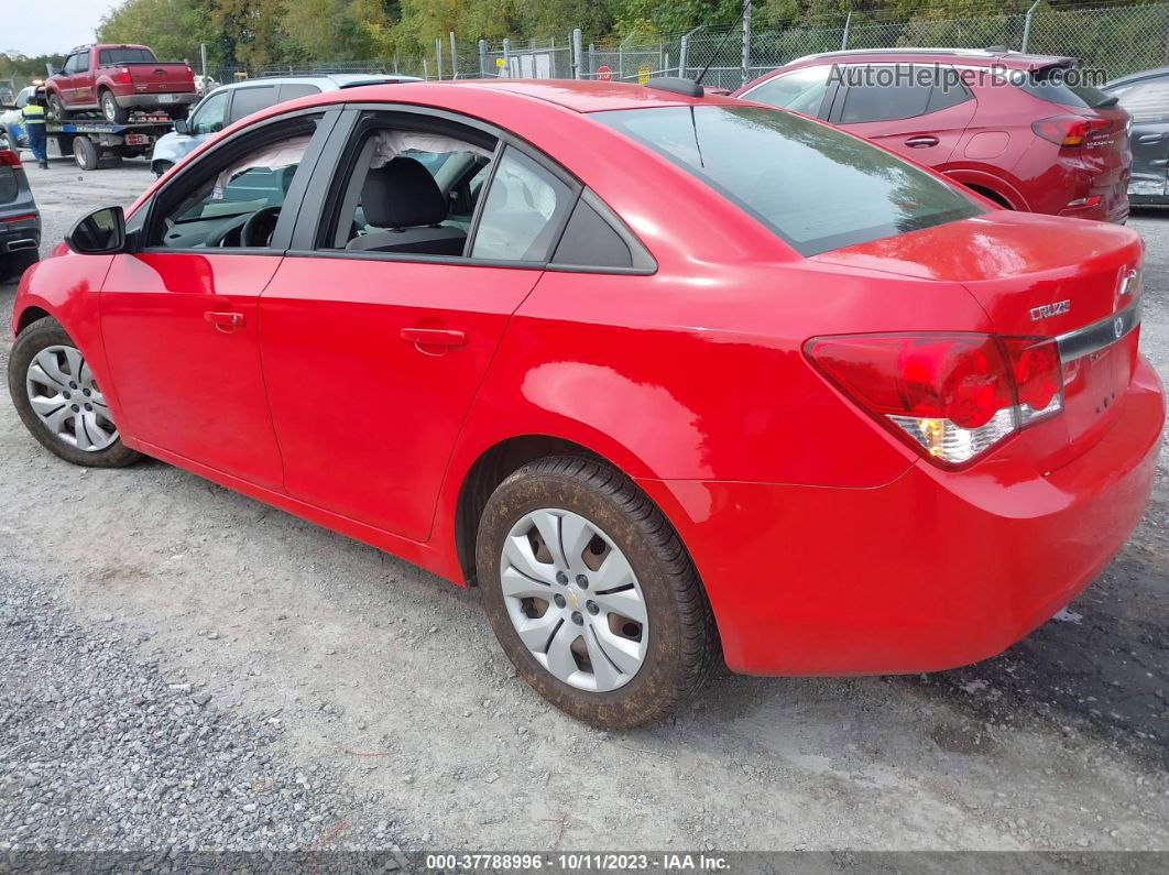 2016 Chevrolet Cruze Limited Ls Red vin: 1G1PC5SH9G7166632