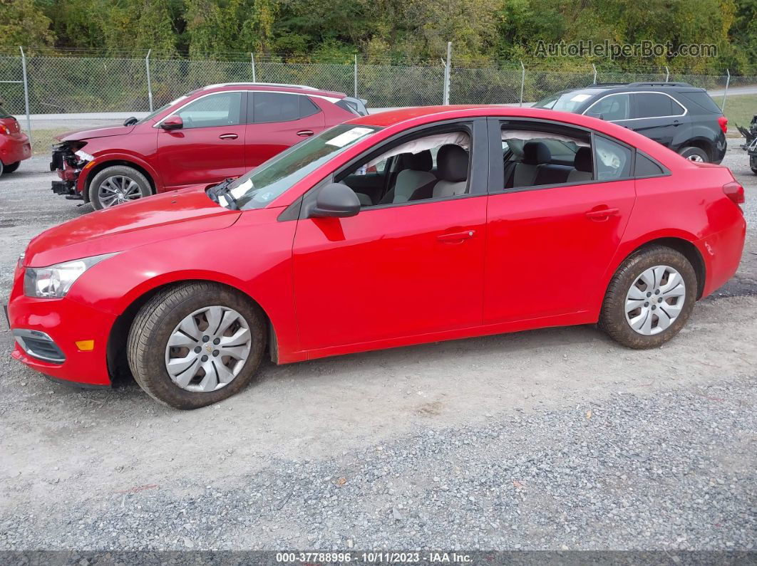 2016 Chevrolet Cruze Limited Ls Red vin: 1G1PC5SH9G7166632