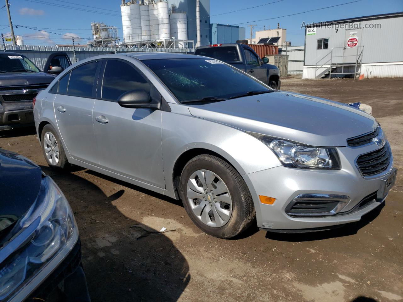 2016 Chevrolet Cruze Limited Ls Silver vin: 1G1PC5SH9G7182572