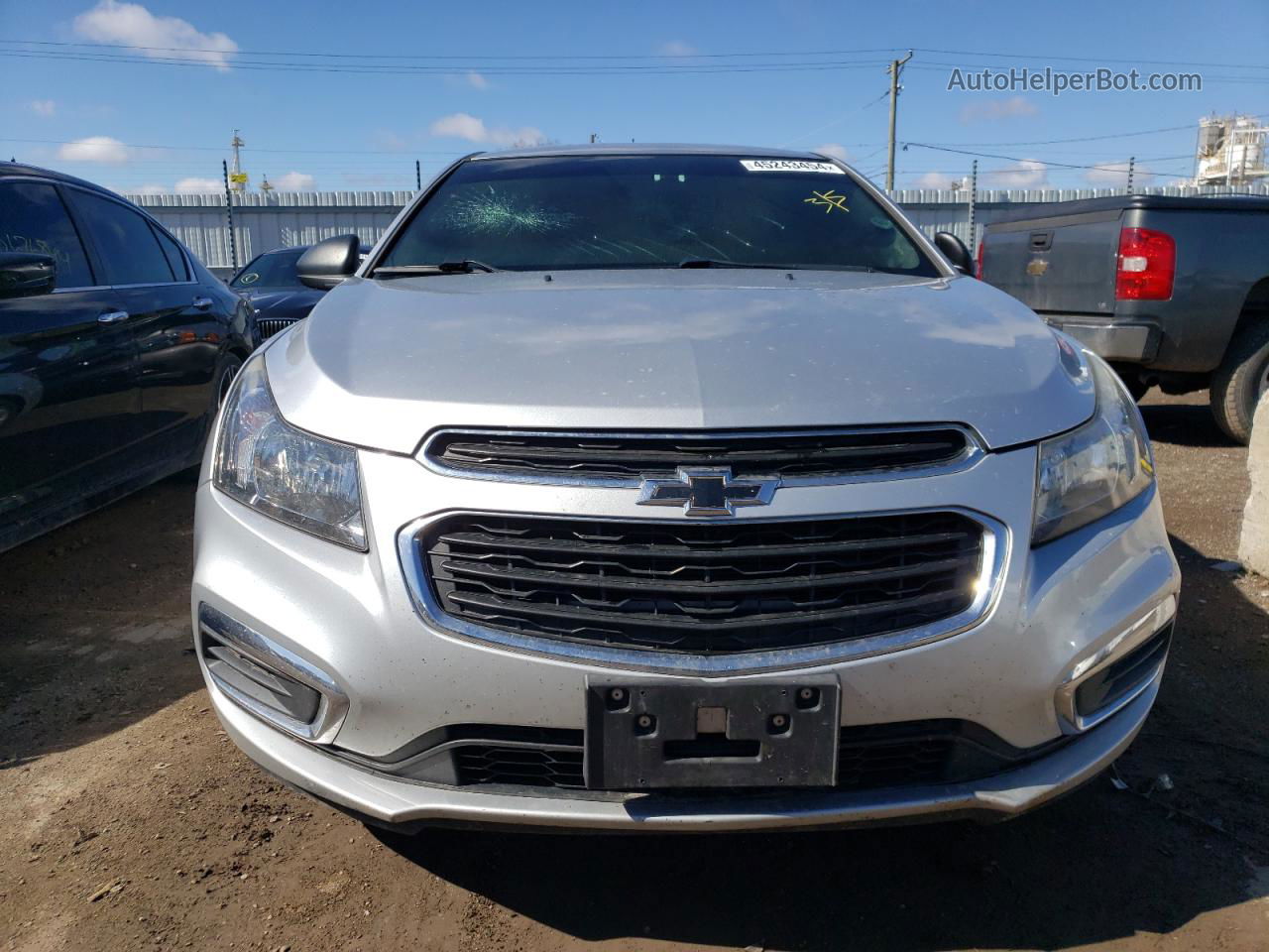 2016 Chevrolet Cruze Limited Ls Silver vin: 1G1PC5SH9G7182572