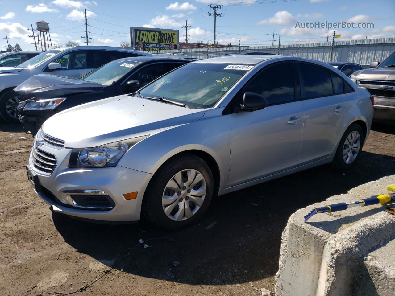 2016 Chevrolet Cruze Limited Ls Silver vin: 1G1PC5SH9G7182572