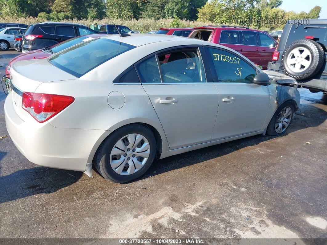 2012 Chevrolet Cruze Ls Cream vin: 1G1PC5SHXC7128966