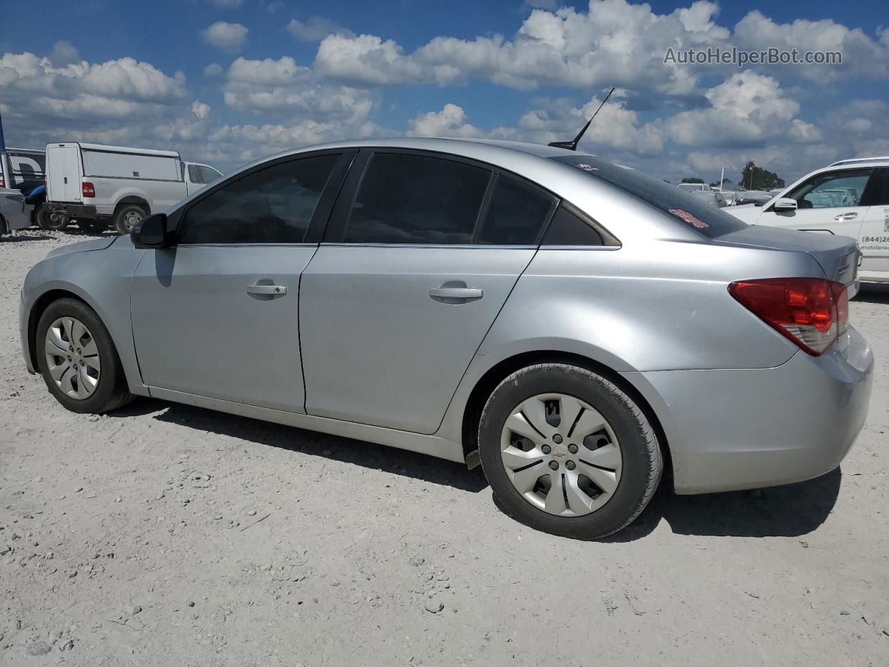 2012 Chevrolet Cruze Ls Silver vin: 1G1PC5SHXC7141507